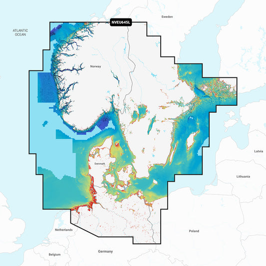 Garmin Navionics Vision+ NVEU645L Skagerrak Kattegat