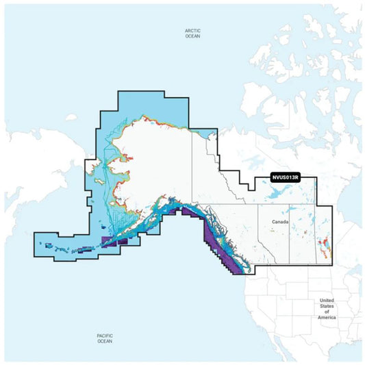 Garmin Navionics Vision+ NVUS013R Canada, West Alaska
