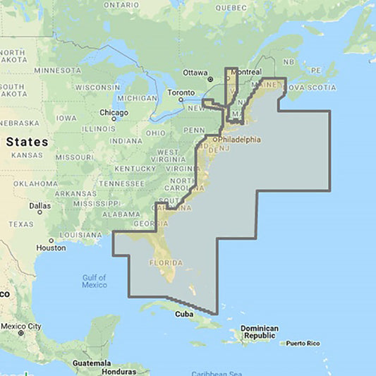 Furuno MM3-FNA-022 C-MAP Fishing Chart US East Coast Bahamas Unlock Code