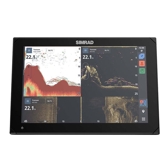 Simrad NSX 3012 Combo Chartplotter Fishfinder - Display Only - No Transducer
