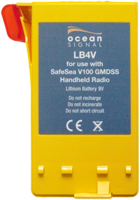 OCEAN SIGNAL SAFESEA GMDSS VHF V100 BATTERY LB4V