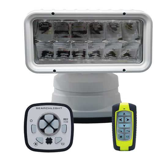 ACR RCL-200 White Wireless LED Searchlight w/URP-103 Wired Point Pad  URH-103 Wireless Handheld Remote
