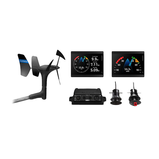 Garmin GMI 40 Wired Sail Pack  43mm - 2 GMI 40 Marine Instruments, gWind Wired  GDT 43/GST 43 Transducers