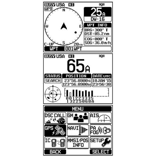 Standard Horizon Quantum GX6000 25W Commercial Grade Fixed Mount VHF w/NMEA 2000, Integrated AIS receiver,  Speaker Mic