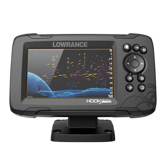 Lowrance HOOK Reveal 5x Fishfinder w/SplitShot Transducer  GPS Trackplotter