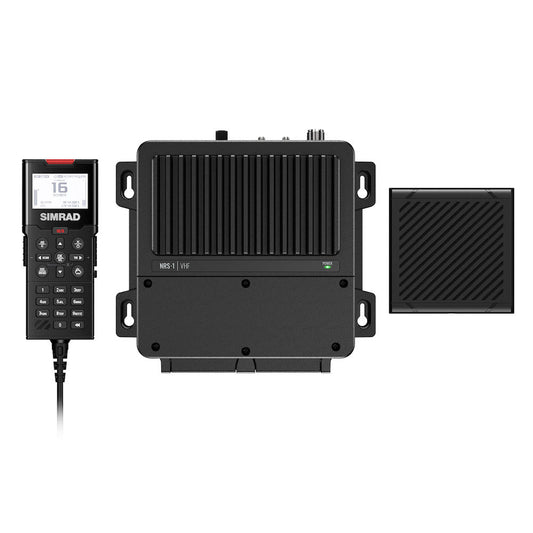 Simrad RS100 VHF Black Box Radio w/Handset  Speaker
