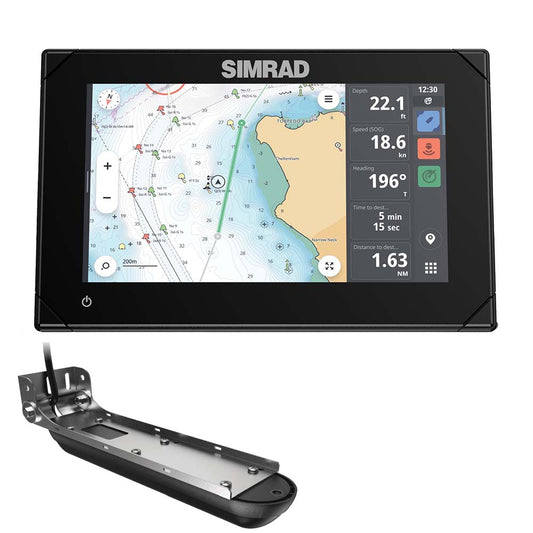 Simrad NSX 3007 7" Combo Chartplotter  Fishfinder w/Active Imaging 3-in-1 Transducer