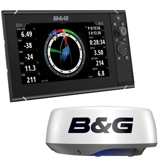 BG Zeus 3S 12 Combo Multi-Function Sailing Display Radar Bundle HALO20+ 20" Radar Dome - No HDMI Video Outport