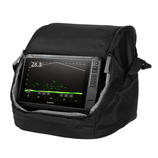 Garmin ECHOMAP UHD2 93SV LiveScope Plus Ice Fishing Bundle LI w/ECHOMAP UHD2 93sv, LiveScope Plus System  Lithium-ion Battery