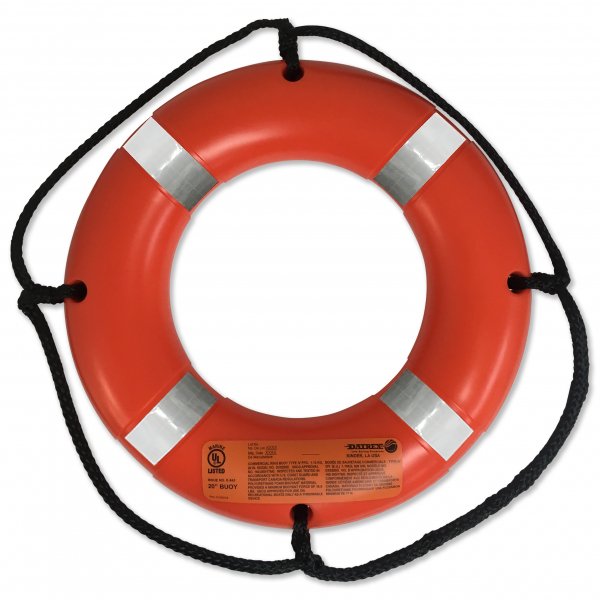 20″ LIFERING ORANGE USCG TYPE IV with Reflective - Data Marine LLC