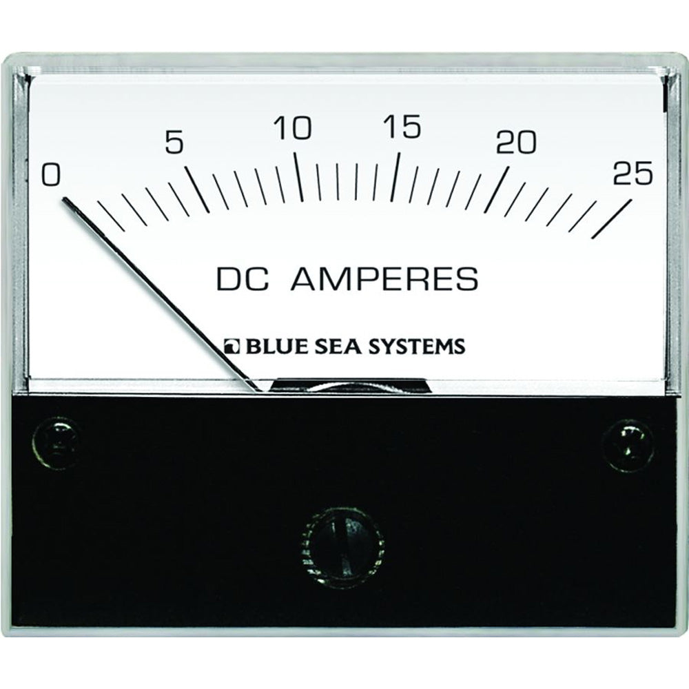 Blue Sea 8005 DC Analog Ammeter - 2-3/4" Face, 0-25 Amperes DC