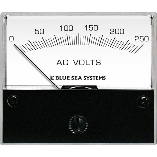 Blue Sea 9354 AC Analog Voltmeter 0-250 Volts AC