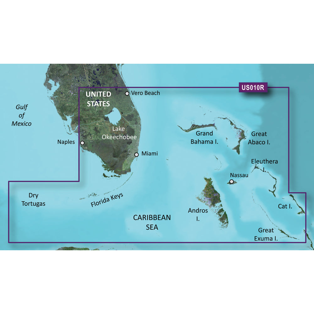 Garmin BlueChart g3 Vision HD - VUS010R - Southeast Florida - microSD/SD